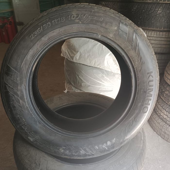 Продам четыре летних колёса Continental 255/55/19
