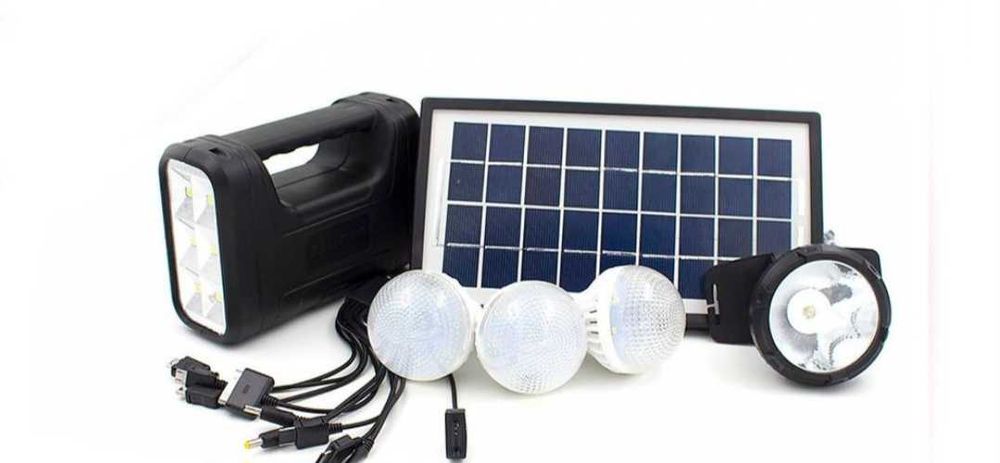 Соларна система с 3 Лед крушки