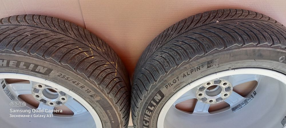 255 /45/18 Michelin зимни грайфер 6.5 мм-400 лв