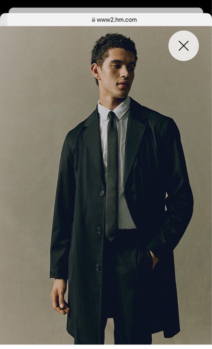 Рубашка H&M . Slim fit . рр М
