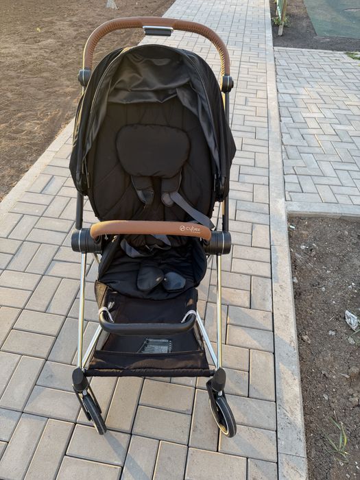 Коляска Cybex Mios Sepia Black на шасси Chrome