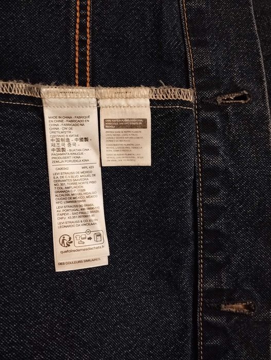 Фирменная джинсовая куртка Levis XL
