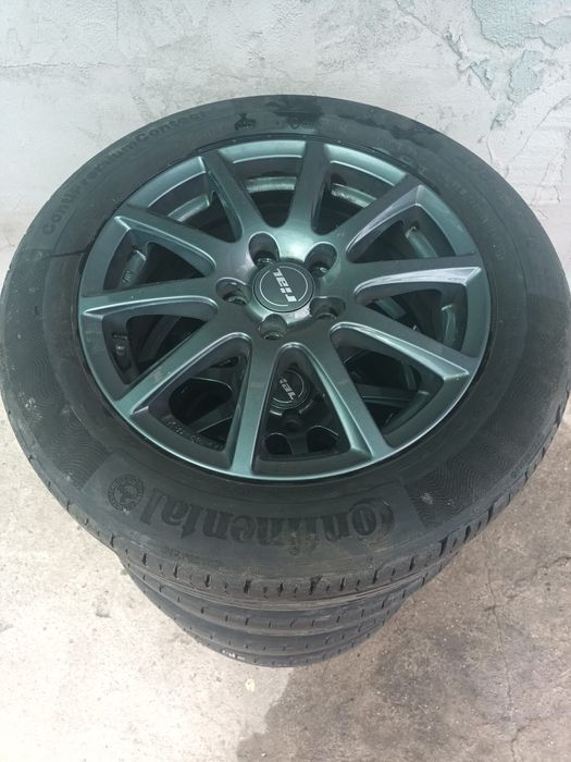 Jante Rial cu Anvelope vara Continental 205/55 R16 91H