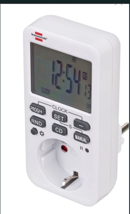 Priza inteligenta, Brennenstuhl, IP20, 230V, 16 A, Alb