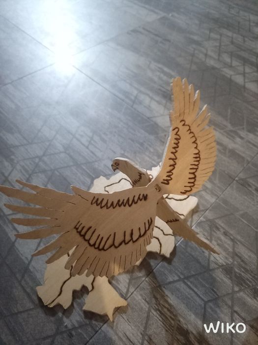 Деревянный орёл самадельный