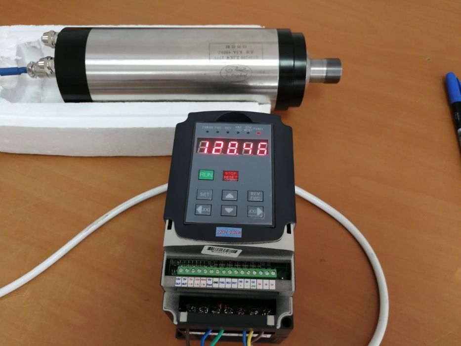 Kit Motor Freza 2.2 KW Router/CNC + Invertor, Noi