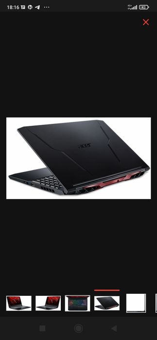 Ноутбук acer nitro 5