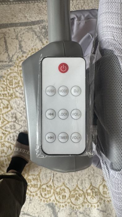 Манеж кровать качеля