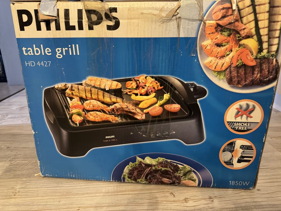 Продам настольный гриль новый Philips