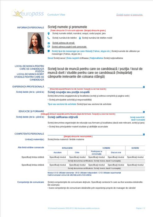 Creare/ actualizare CV sau profil de LinkedIn