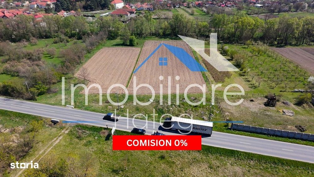 Teren intravilan – Paclisa | ~6.870 mp | Deschidere la drum national