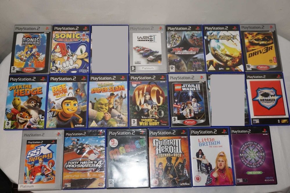 Лот от 187 игри за PS2 Turok/50 Cent/Star Wars/Ratchet And Clank/Sonic