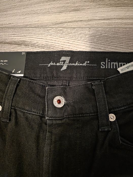 Blugi 7 For All Mankind - Model Slimmy (The Slim) - Mărimea 31 - Noi