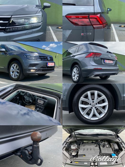 Volkswagen Tiguan AllSpace 2020 !!! 175.000 KM !!! 2.0 TDi, 190 CP, 4 X 4 !!! RATE FIXE !!! 7 Locuri