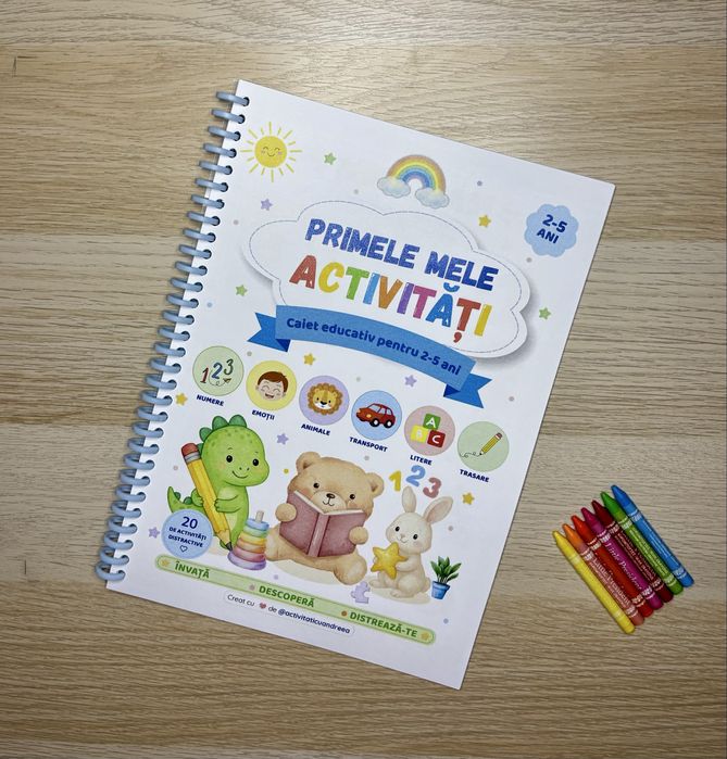 Caiet de activitati pentru copii 2-5 ani