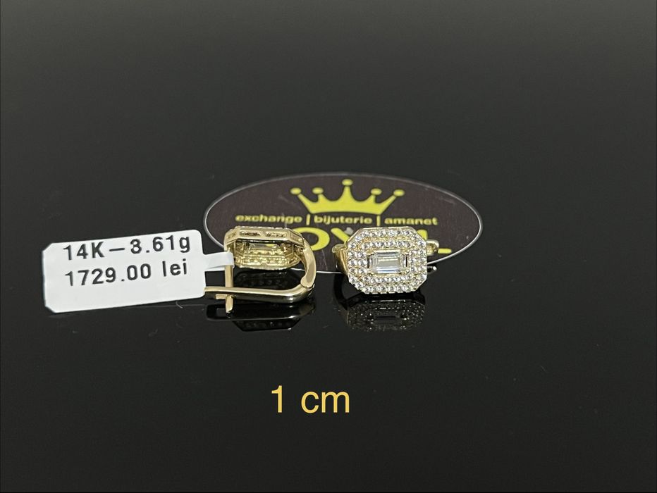 Bijuteria Royal CB: Cercei dama aur nou 14k 3,61gr