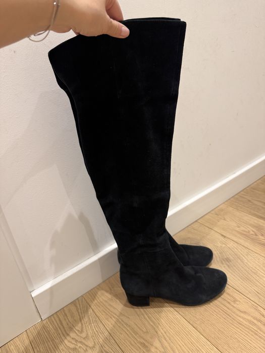 Cizme lungi din piele intoarsa Marc Lewis