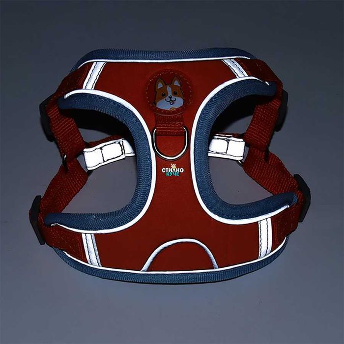 Светлоотразителен нагръдник с повод Светлоотразителни нагръдници