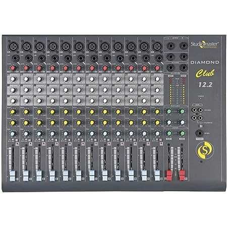 Mixer  Audio pasiv Music studio - 220v / Număr de canale 12 / 48v tudiomaster Daimond Club Series Mixer DC12.2 Audio
