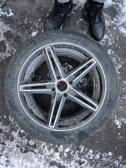 Зимние балоны титановыми дисками