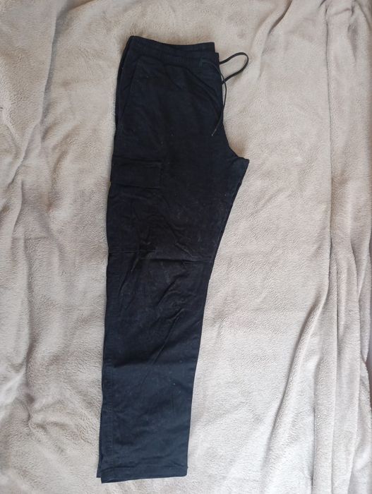 Jack & Jones Relaxed Fit Pantaloni cargo de material (Black) (Negru)