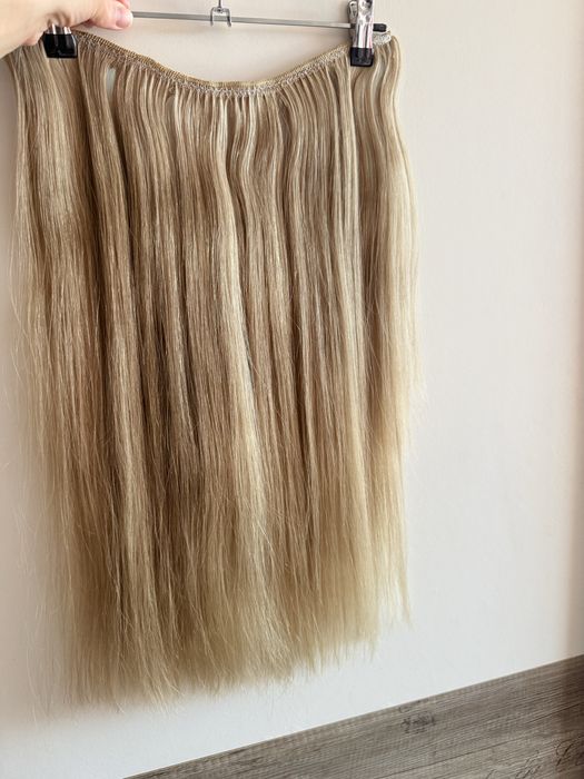 естествена коса руси екстеншъни