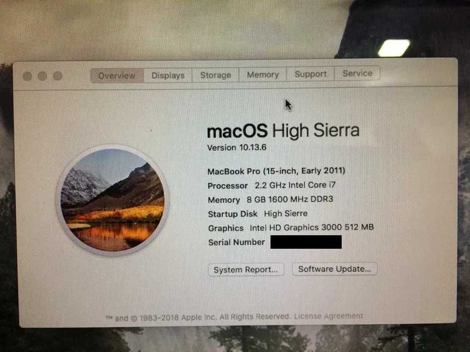 Apple MacBook Pro 17 (8gb/240SSD)