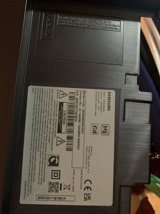 Tv defect Samsung QE50Q60AAU