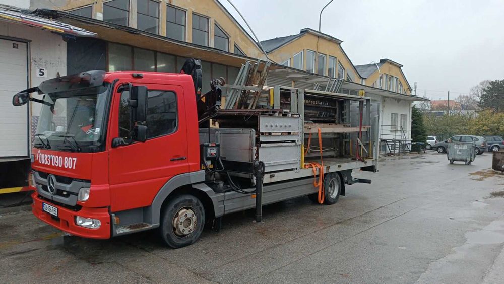 Превози с автокран до 7 тона.