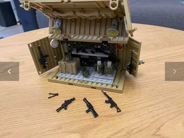 Joc constructii tip Lego Container Militar 107 pcs