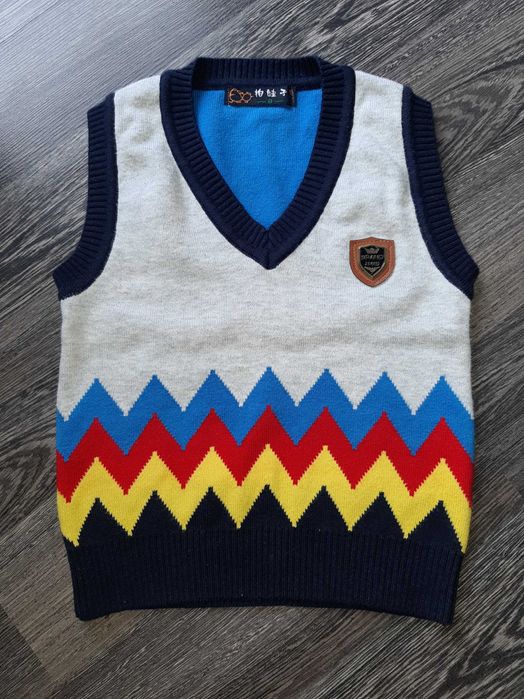 Пролетно-есенно яке за бебе и елече от плетиво