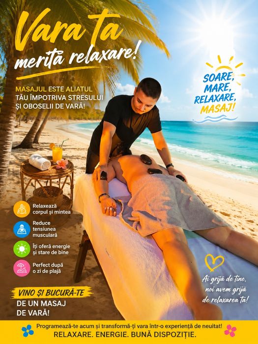 Masaj anticelulitic Masaj de relaxare Masaj terapeutic