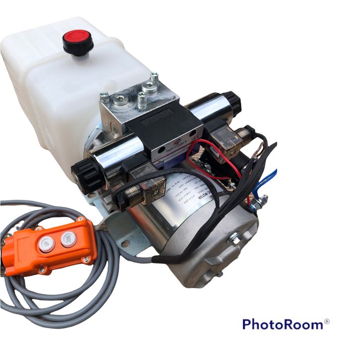 Pompa basculare dublu efect 24v rampe trailer