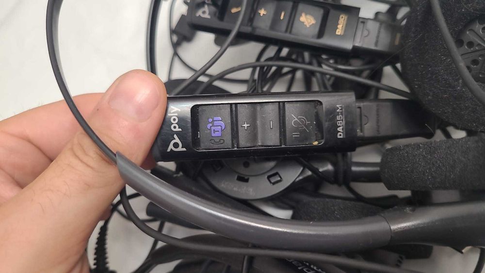 Casti Profesional Plantronics / Poly: Căști Office & Adaptoare USB (DA80 / DA85-M)