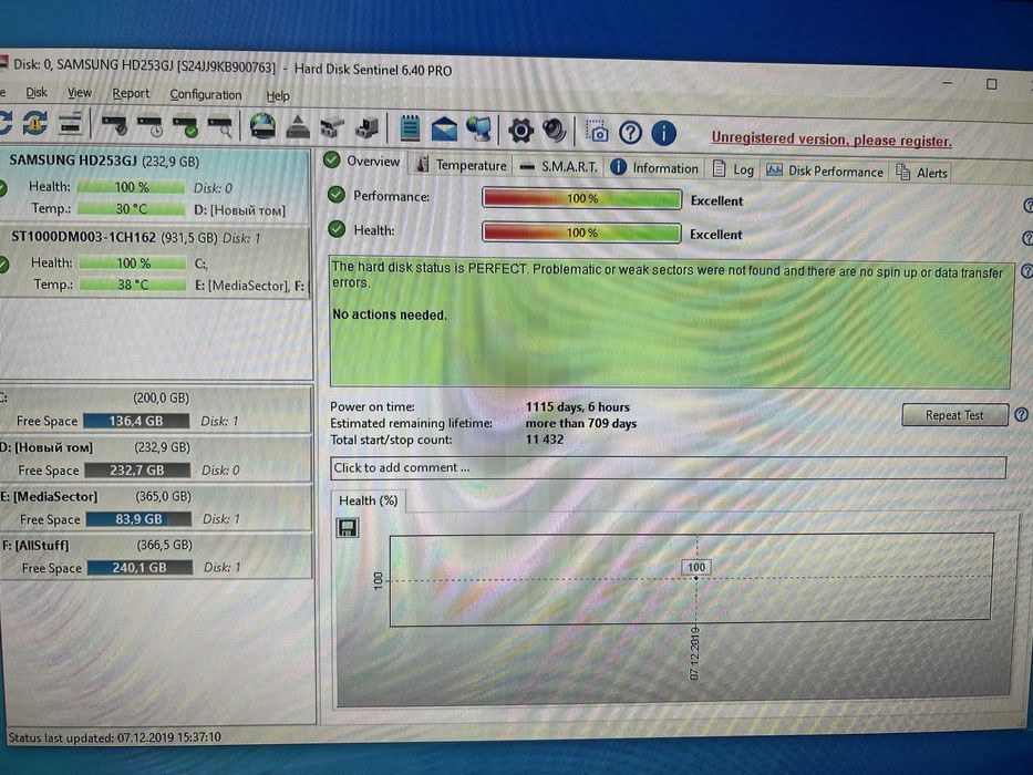 Продается HDD жесткий диск Samsung 250гб. 250gb