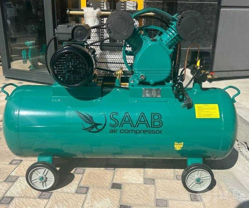 Воздушный компрессор масляный поршневой havo kompressor 10bar 200LSaab
