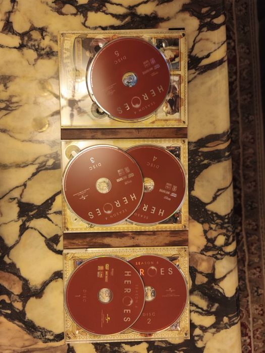 Heroes season 4 5 disc dvd