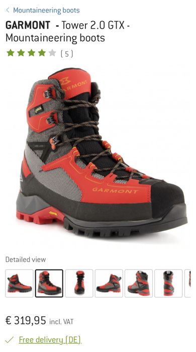 Garmont Tower 2 GTX Red/ Black