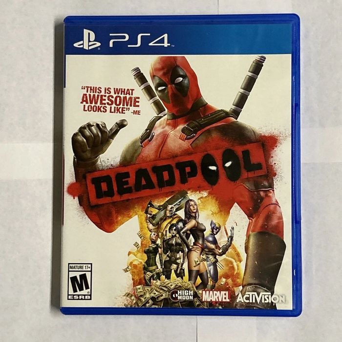 Редкий Диск Deadpool ps4 ps5