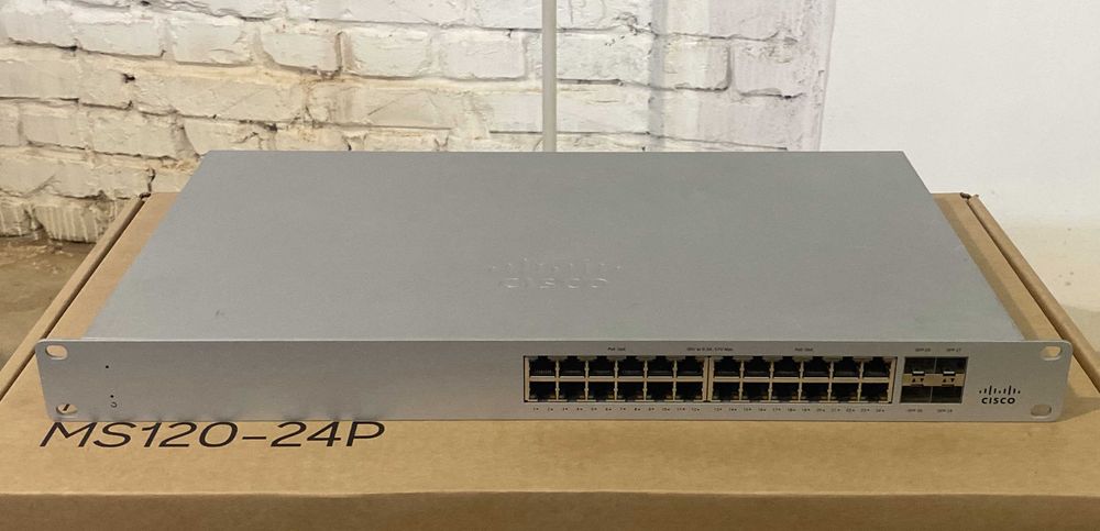 Коммутатор Cisco Meraki MS120-24P-HW