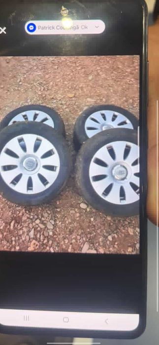 Set 4 jante aliaj R16 audi+cauciucuri
