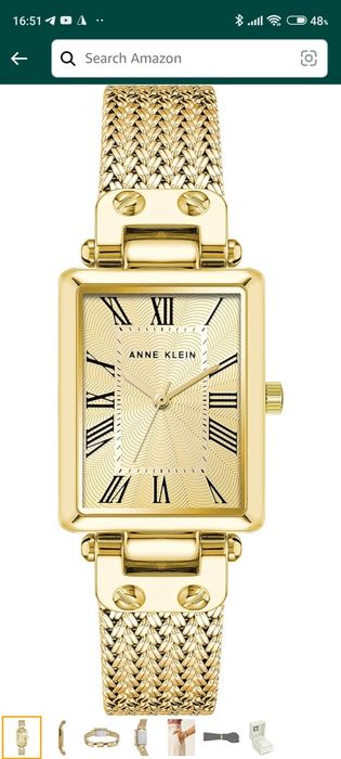 Бренд: Anne Klein4.4 138
Женские часы-браслет Anne Klein с сеткой
Amaz