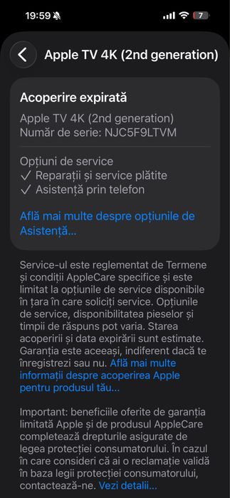 Atentie!! Vand 2 apple tv 4k ,model A2169 si A1842,Defecte!!!