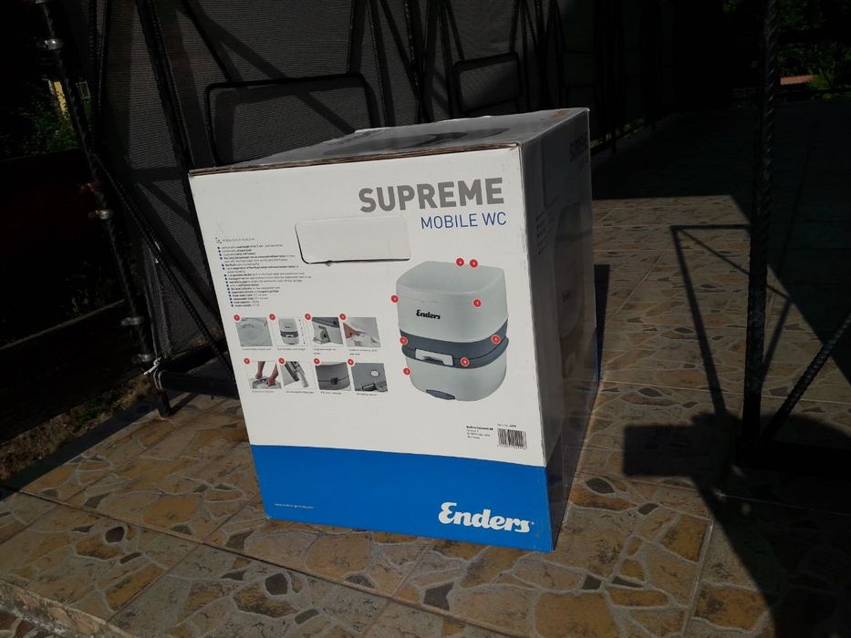 Биотоалетна Enders Mobile WC Supreme 4999, преносима за къмпинг
