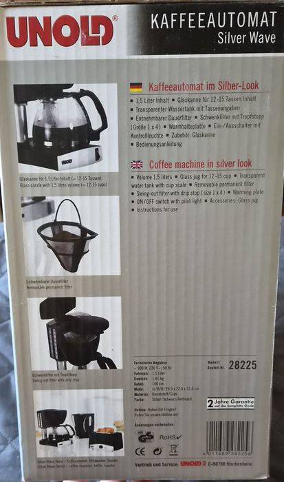 Aparat de cafea cu filtru