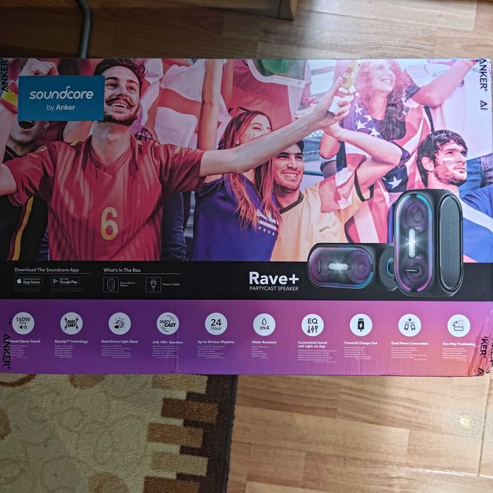 Тонколона ANKER RAVE +, Bluetooth