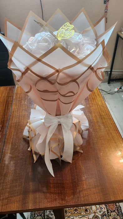 Buchete trandafiri sapun ,satin