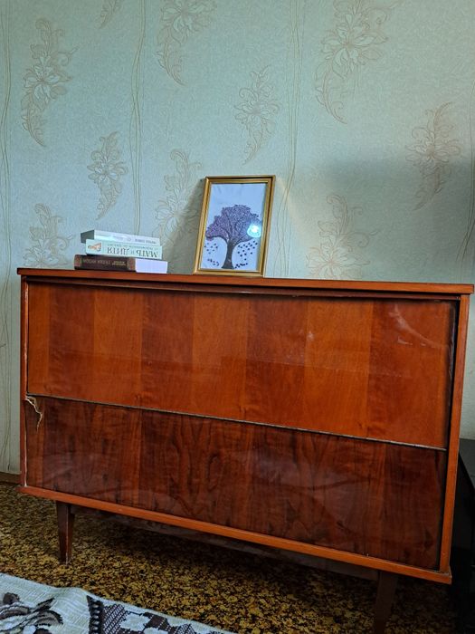 SSSR Vintage Sekretar Komod 1970-yil