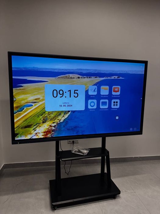 Интерактивный дисплей Android 4K 55–98″ для обучения