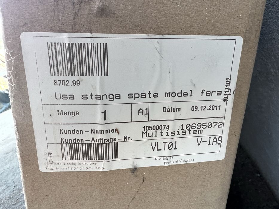 Usi spate Peugeot Citroen expert, partner, jumpy, etc. PSA